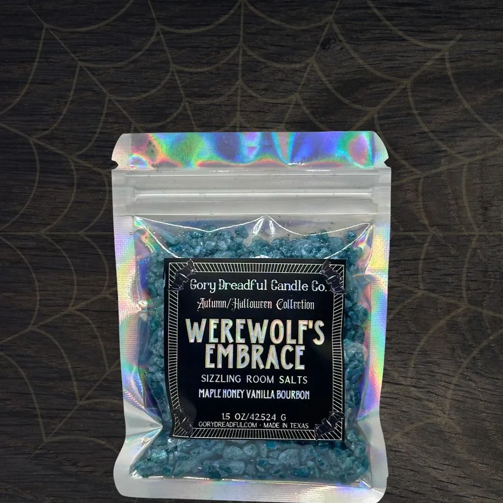 Werewolf's Embrace Sizzling Salt Crystal Potpourri:Maple Honey Van. Bourbon Mini